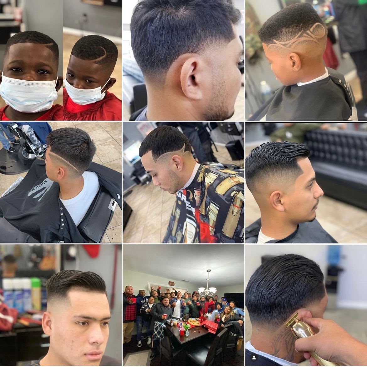 Barbershop crew photo, 2021